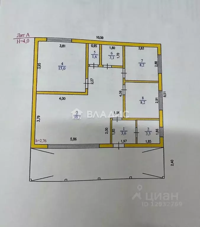 Дом в Пензенская область, с. Бессоновка ул. Звездная, 40 (107 м) - Фото 1