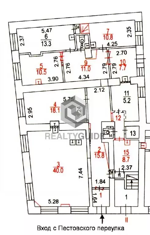 Офис в Москва Николоямская ул., 44/18 (155 м) - Фото 1