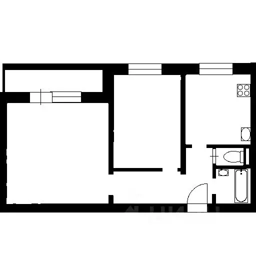 2-к кв. Ленинградская область, Сертолово Всеволожский район, Заречная ... - Фото 2