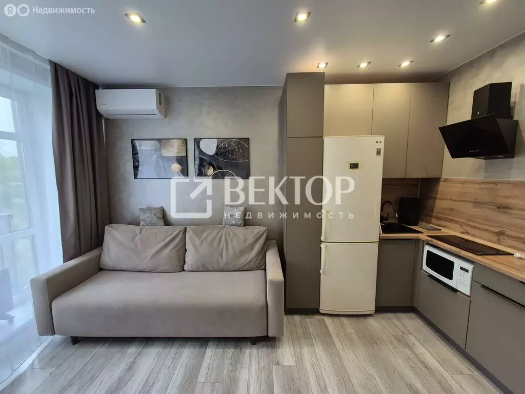 Квартира-студия: Ярославль, улица Городской Вал, 15к1 (22 м) - Фото 1