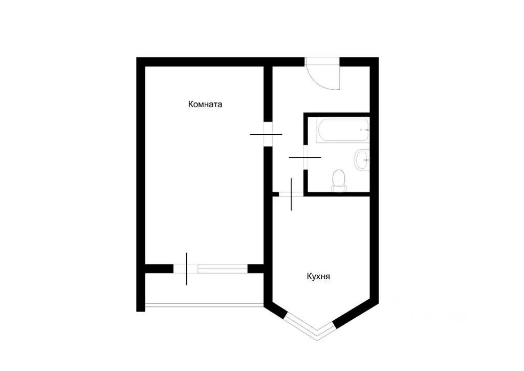 1-к кв. Московская область, Химки городской округ, д. Брехово, ... - Фото 2