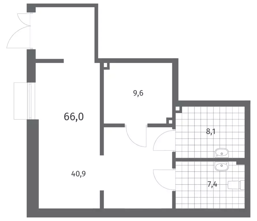Помещение свободного назначения в Санкт-Петербург Парусная ул., 2 (66 ... - Фото 2