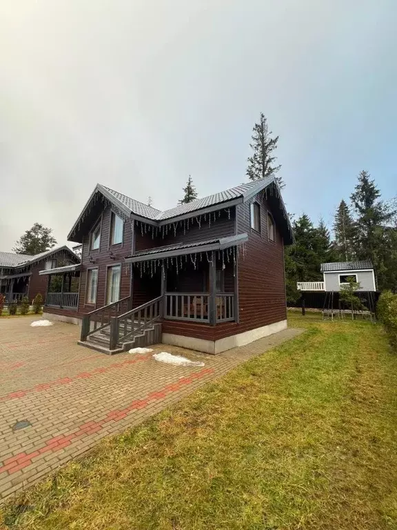 Дом в Ленинградская область, Приозерский район, Сосновское с/пос, д. ... - Фото 2