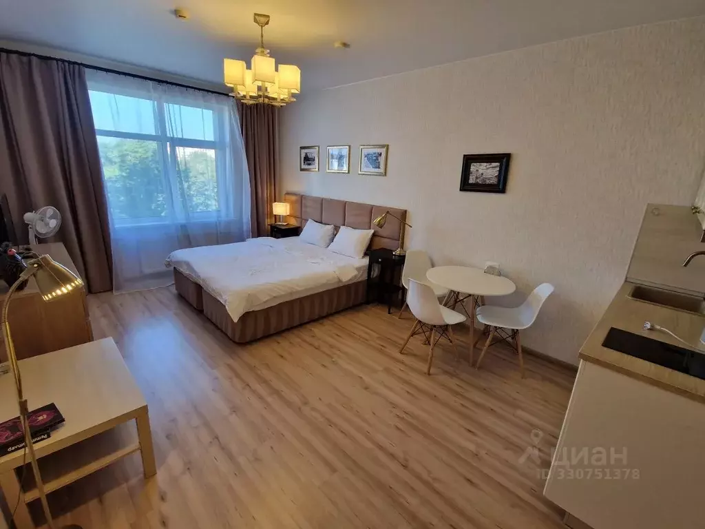 Студия Санкт-Петербург ул. Савушкина, 104 (28.8 м) - Фото 1