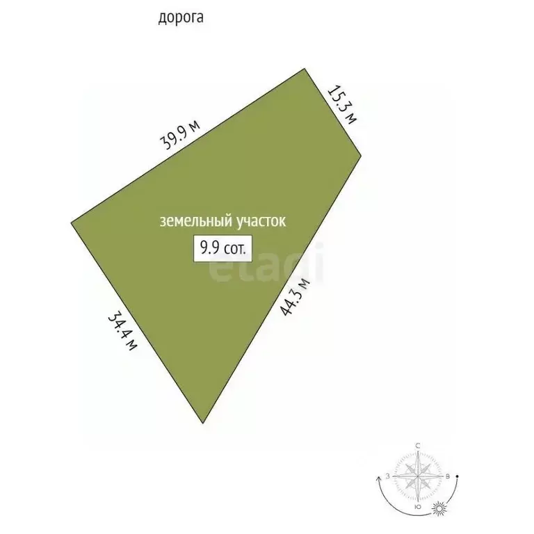 Участок в Вологодская область, Великоустюгский муниципальный округ, д. ... - Фото 2