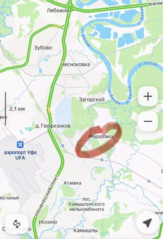 Участок в Башкортостан, Уфимский район, Ольховский сельсовет, д. ... - Фото 2