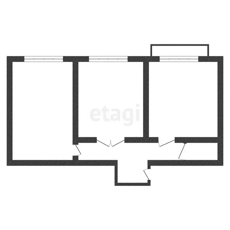 2-комнатная квартира: Ангарск, микрорайон 12А, 7 (67.9 м) - Фото 0