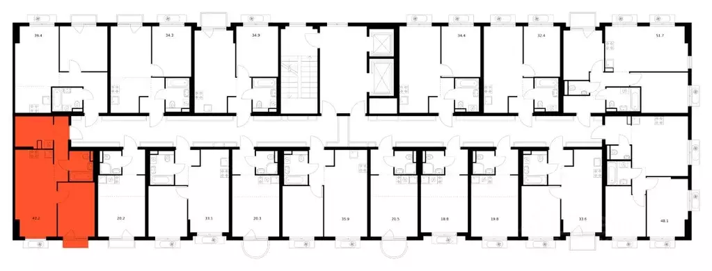 1-к кв. Московская область, Ленинский городской округ, Боброво пгт ... - Фото 2