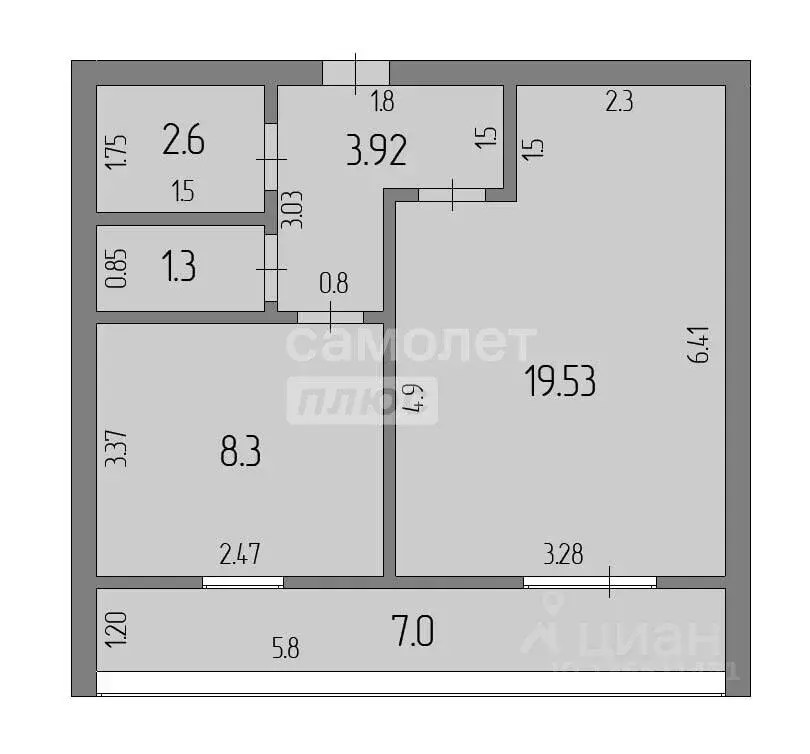 1-к кв. Башкортостан, Уфа ул. Летчиков, 4/3 (35.7 м) - Фото 2