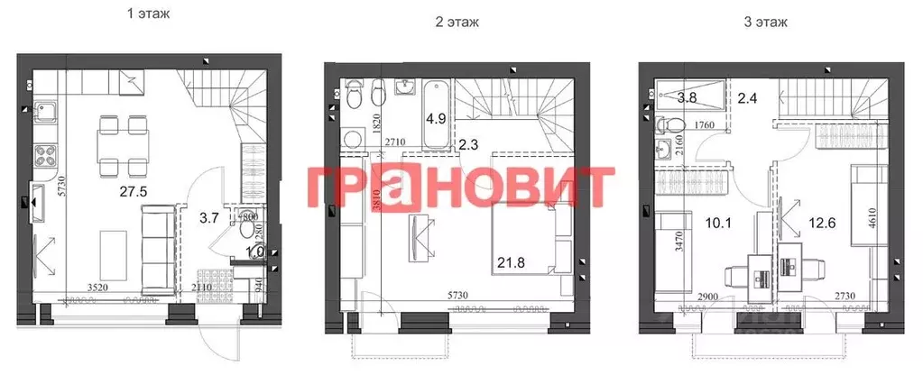 4-к кв. Новосибирская область, Новосибирский район, Мичуринский ... - Фото 1