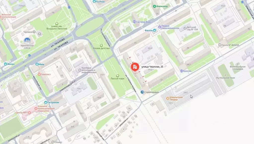Свободной планировки кв. Оренбургская область, Оренбург ул. Чкалова, ... - Фото 0