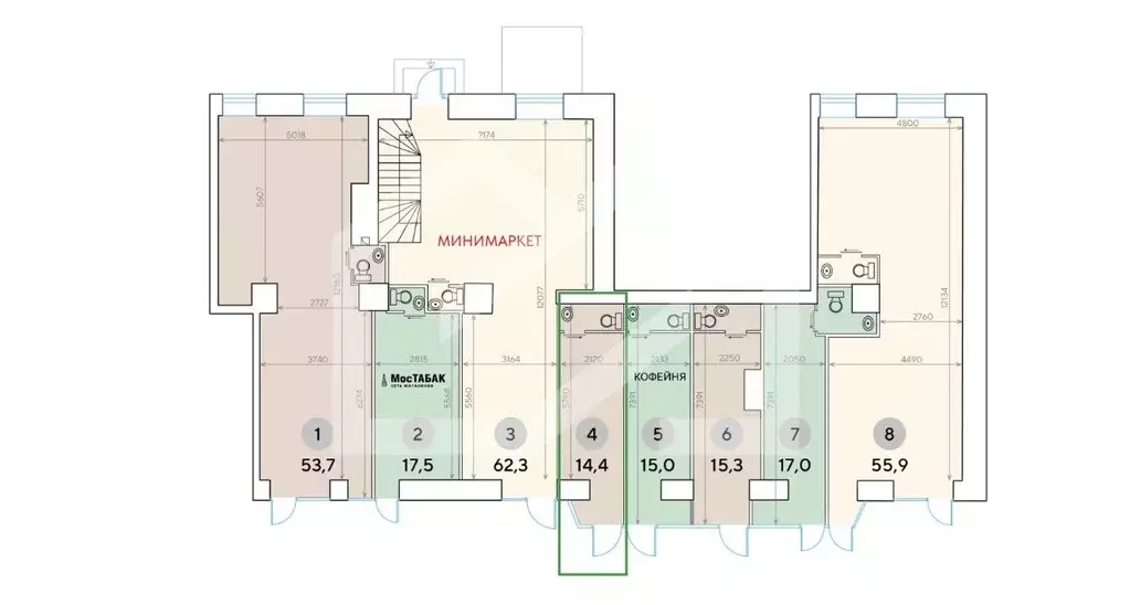 Помещение свободного назначения в Москва Ленинградский просп., 33К3 ... - Фото 2