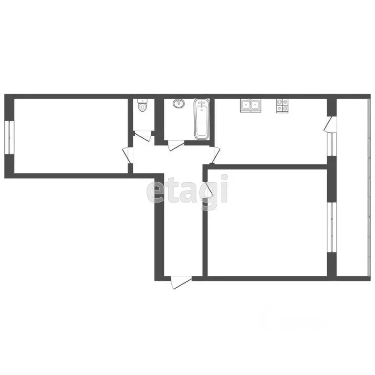 2-к кв. Мордовия, Саранск ул. Лазо, 16к1 (56.1 м) - Фото 2