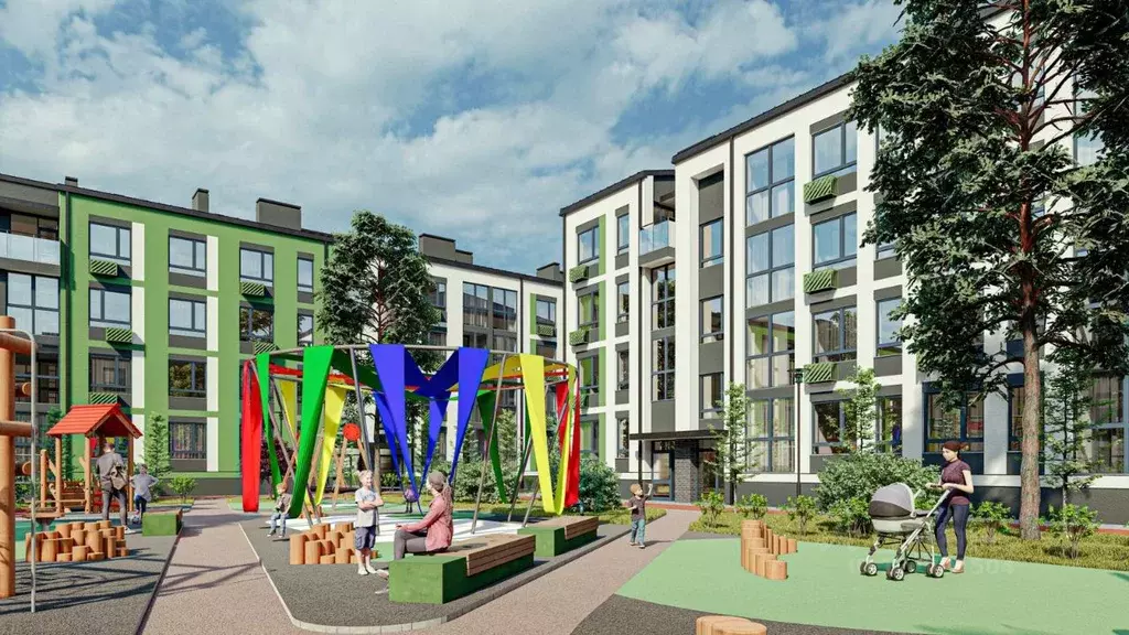 1-к кв. Калининградская область, Зеленоградск  (27.99 м) - Фото 1