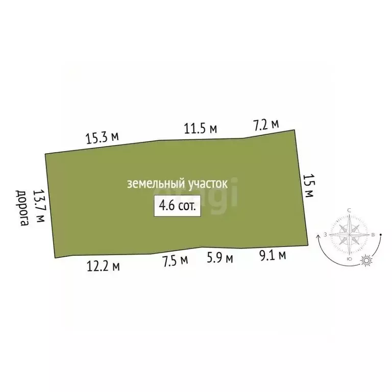 Участок в Омская область, Омск ул. Шебалдина, 141 (4.6 сот.) - Фото 2