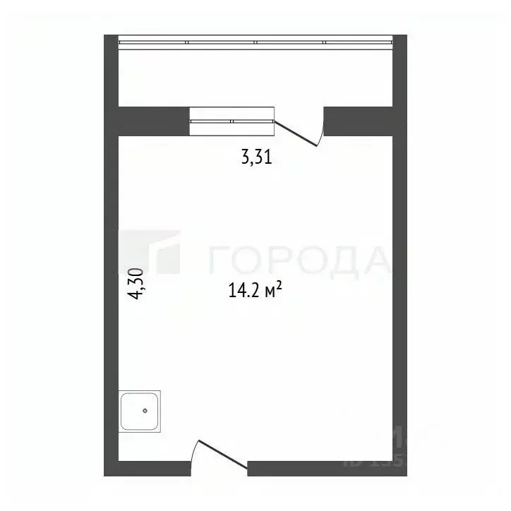 1-к кв. Алтайский край, Барнаул Советская ул., 6/1 (31.5 м) - Фото 2