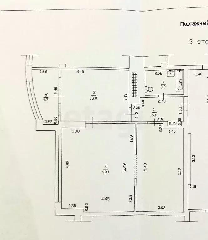 2-к кв. Краснодарский край, Анапа Алексеевка мкр, ул. Лазурная, 16 ... - Фото 2