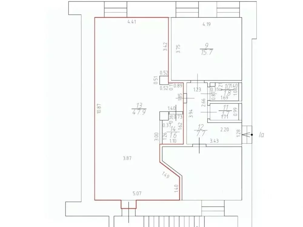 Торговая площадь в Москва Ленинградский просп., 69С1 (50 м) - Фото 2