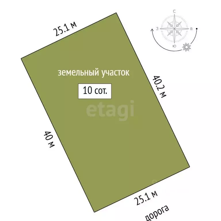 Участок в Тюменская область, Нижнетавдинский муниципальный округ, ... - Фото 2