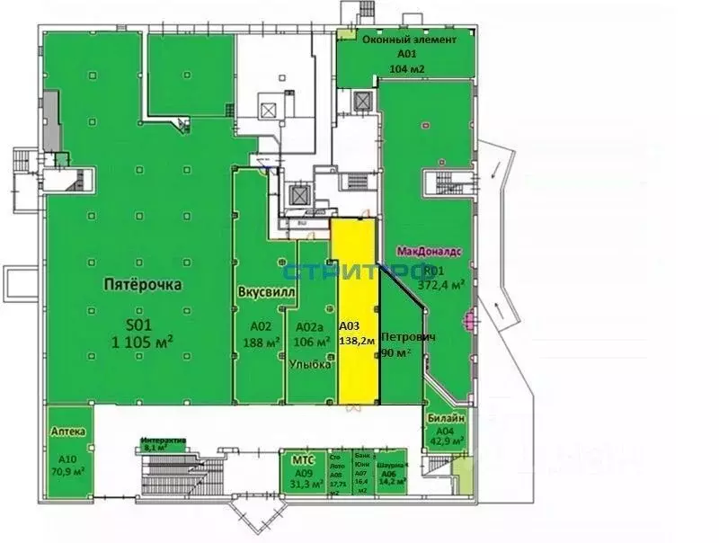 Торговая площадь в Москва Варшавское ш., 143А (9079 м) - Фото 2