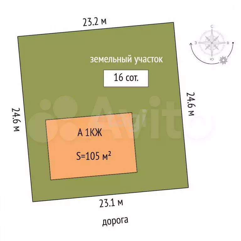 Дом 105 м на участке 6 сот. - Фото 1