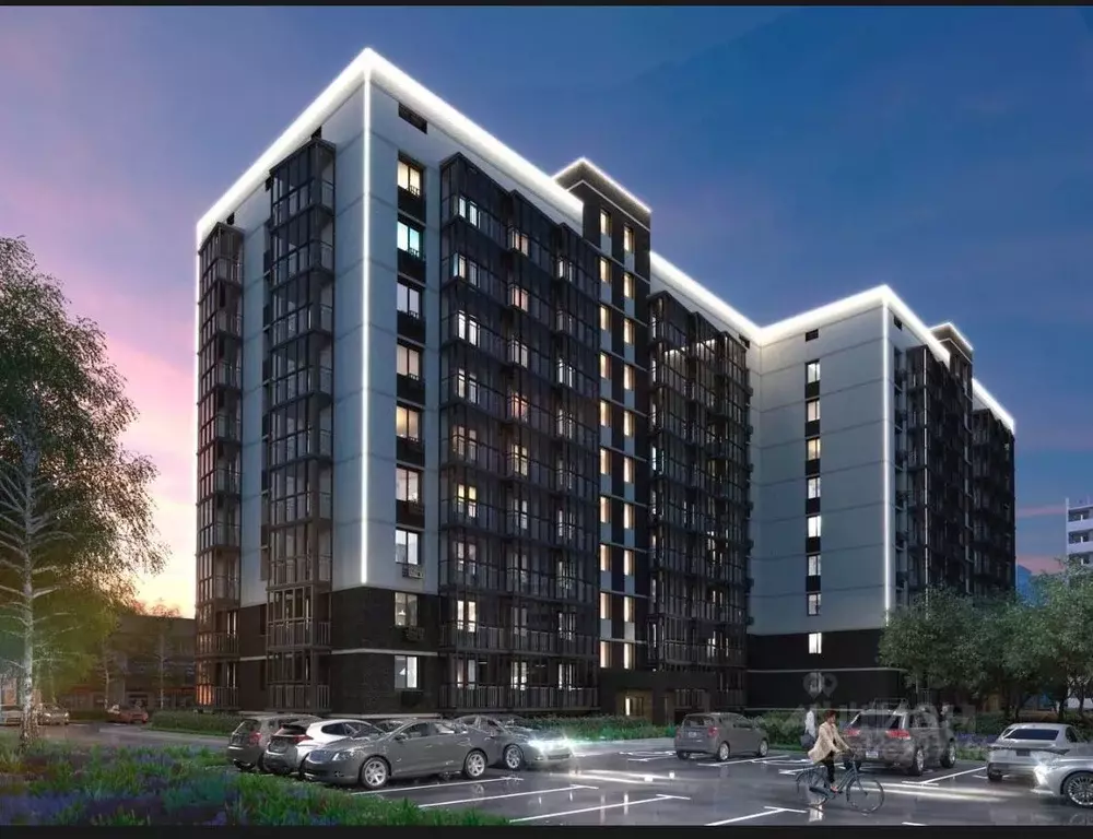 Студия Омская область, Омск ЖК Зеленый сад,  (26.59 м) - Фото 1