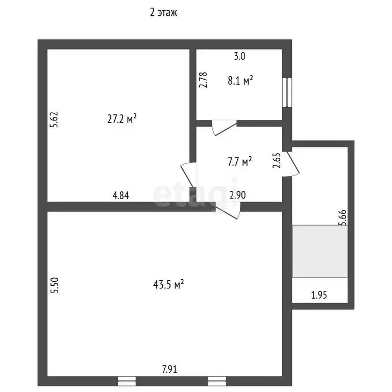 Дом в село Прималкинское, Набережная улица (186.9 м) - Фото 2