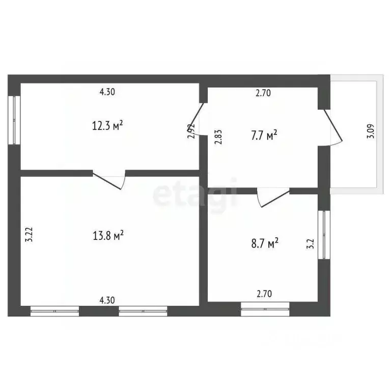 Дом в Тамбовская область, Тамбов Ярмарочная ул., 46 (42 м) - Фото 1
