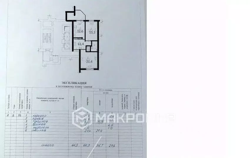 2-к кв. Новосибирская область, Новосибирск ул. Шевченко, 35 (66.3 м) - Фото 1