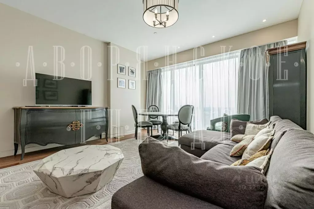 2-к кв. Москва 1-й Красногвардейский проезд, 21с2 (91.0 м) - Фото 2