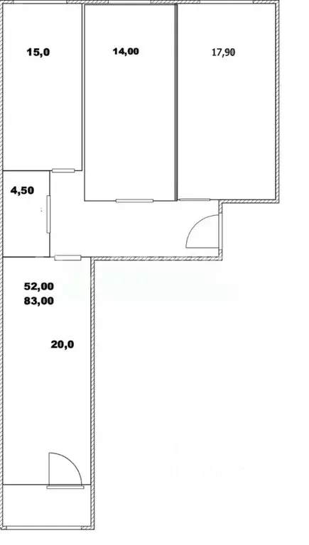 3-к кв. Ивановская область, Иваново ул. Красных Зорь, 8 (83.0 м) - Фото 1