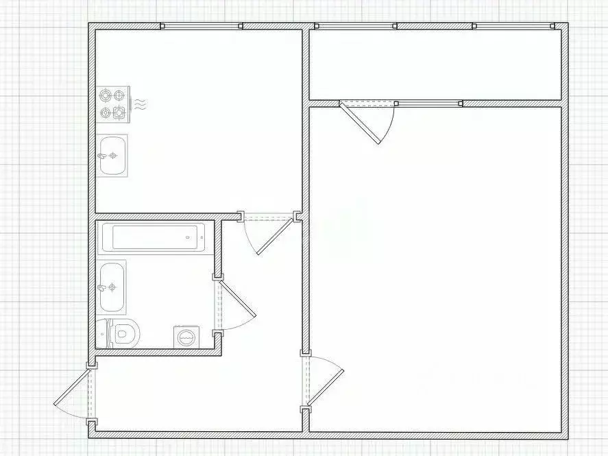 1-к кв. Костромская область, Костромской район, пос. Никольское ул. ... - Фото 1