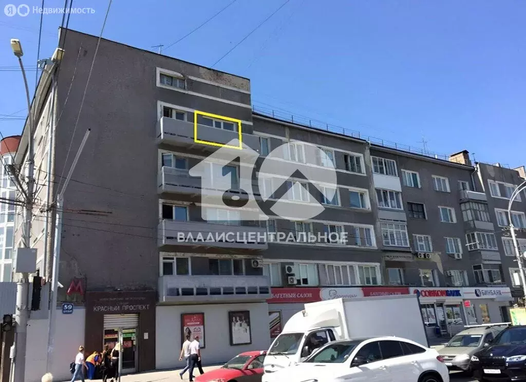 1-комнатная квартира: Новосибирск, улица Крылова, 5 (25 м) - Фото 0