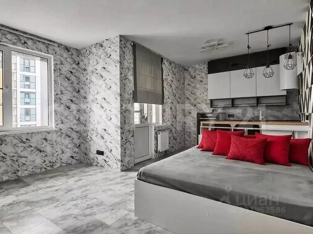 Студия Санкт-Петербург ул. Вадима Шефнера, 10к1 (27.6 м) - Фото 1