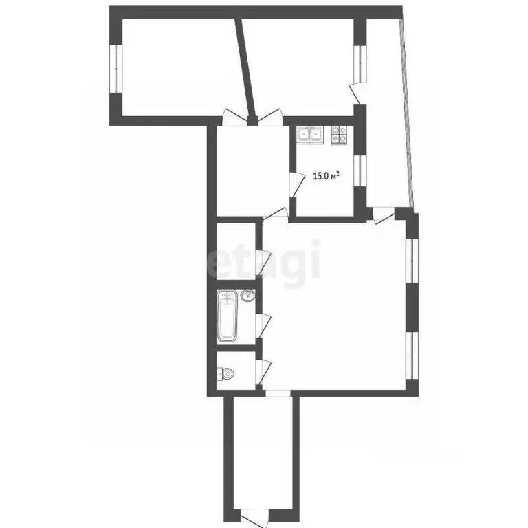 3-к кв. Тамбовская область, Тамбов ул. Кирова, 7 (109.7 м) - Фото 2