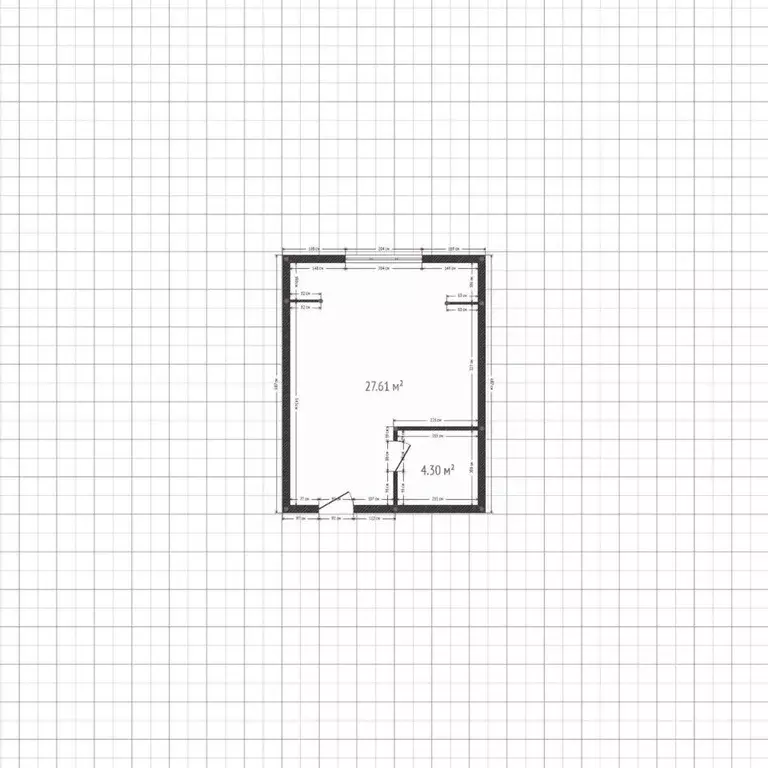 Студия Дагестан, Каспийск ш. Каспийское, 17Б (30.0 м) - Фото 2
