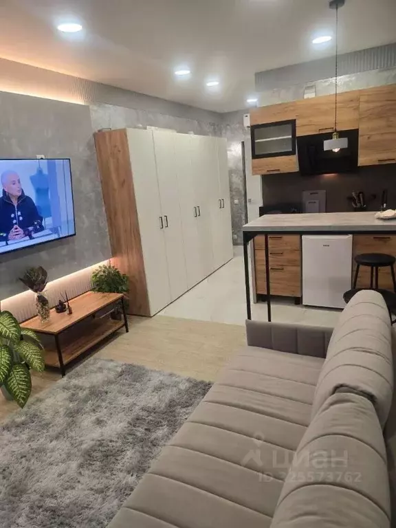 Студия Краснодарский край, Сочи Бытха мкр, ул. Ясногорская, 16/6к2 ... - Фото 1