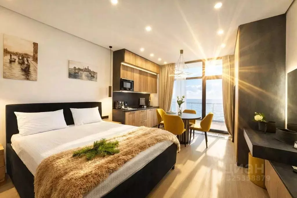 Студия Крым, Алушта ул. Западная, 4к2 (32.0 м) - Фото 2