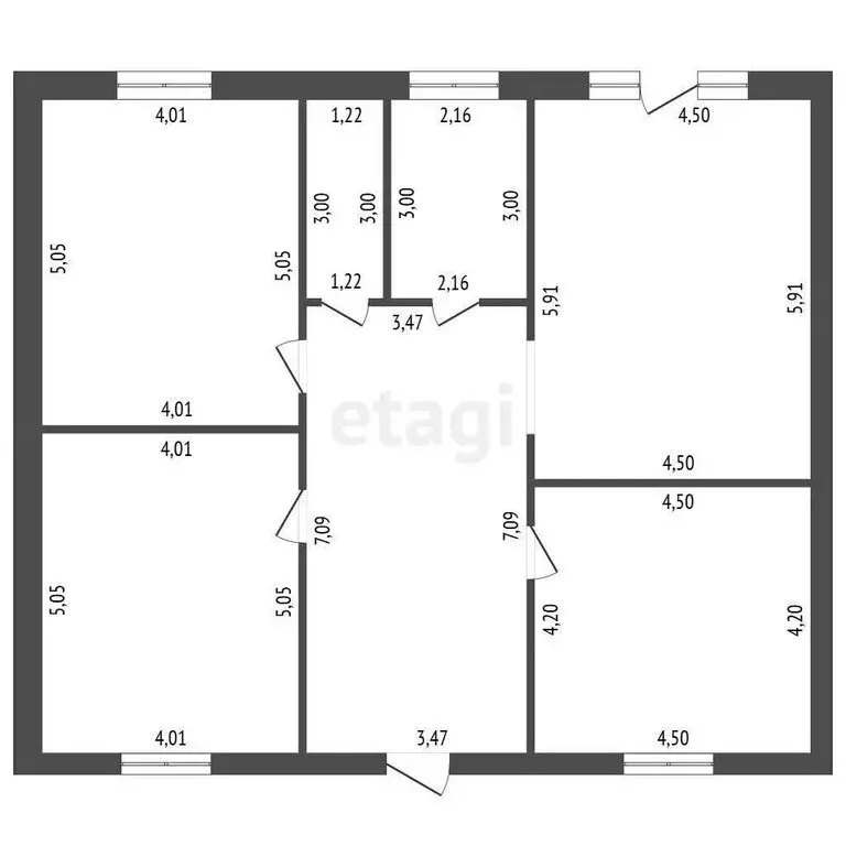 Дом в Челябинская область, Чебаркульский муниципальный округ, деревня ... - Фото 1