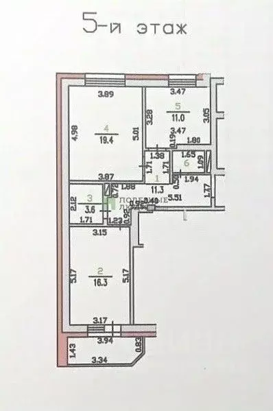 2-к кв. Орловская область, Орел Наугорское ш., 76 (63.4 м) - Фото 2