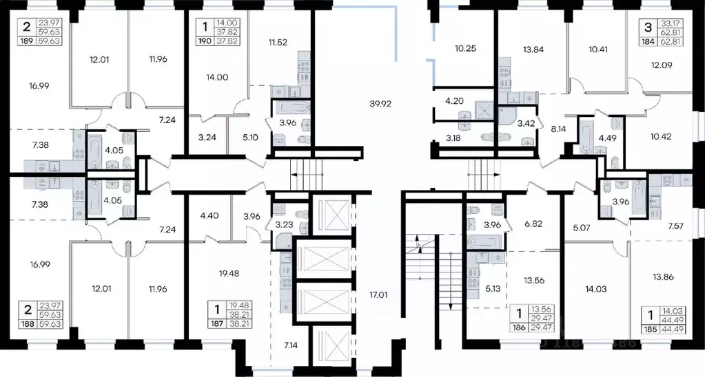 1-к кв. Приморский край, Владивосток ул. Тухачевского, 80 (37.82 м) - Фото 2