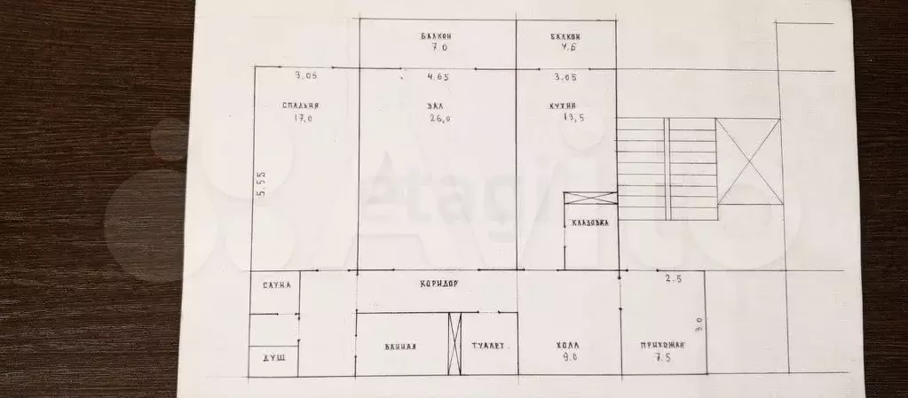 2-к. квартира, 96 м, 2/10 эт. - Фото 0