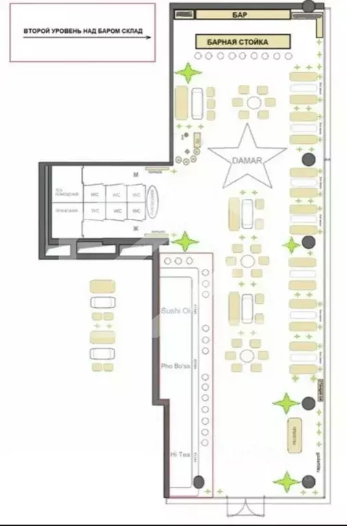 Торговая площадь в Москва Новослободская ул., 24Ас2 (185 м) - Фото 2