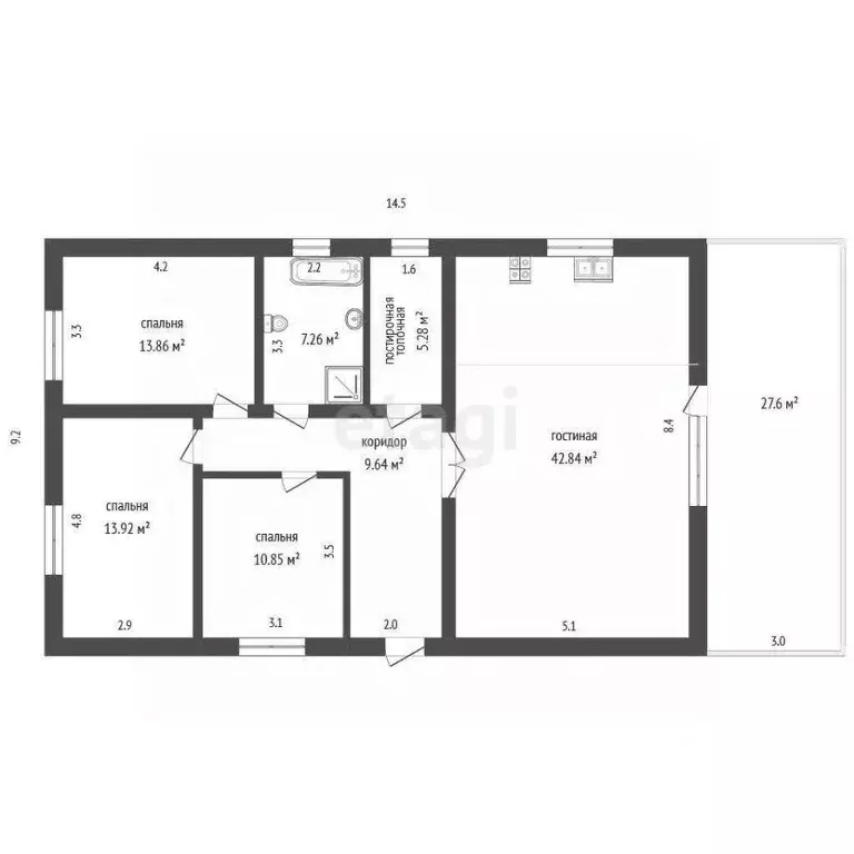 Дом в Московская область, Истра муниципальный округ, 0040249 кв-л 128 ... - Фото 2