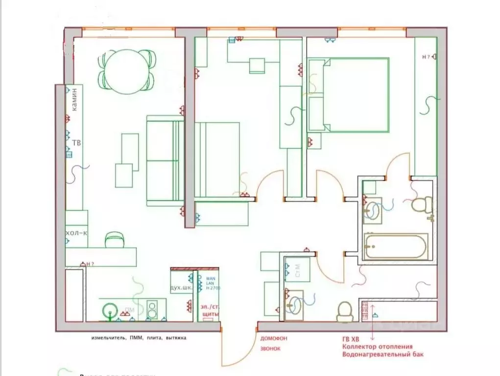 2-к кв. Москва Аминьевское ш., 4Дк2 (70.0 м) - Фото 2