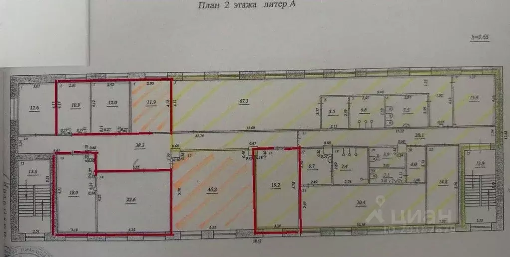 Помещение свободного назначения в Самарская область, Самара просп. ... - Фото 2