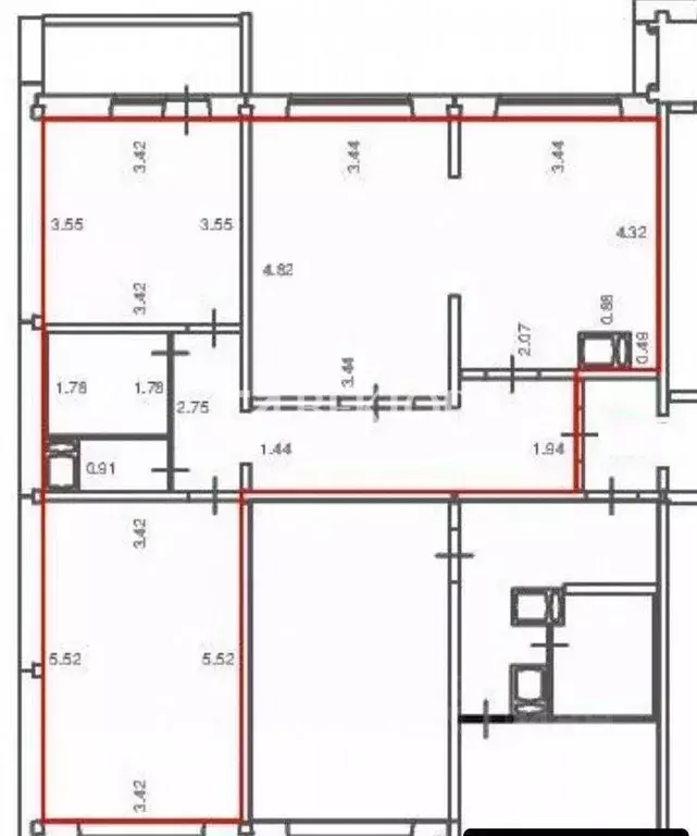 3-к кв. Ивановская область, Иваново Рождественский мкр, 8 (82.0 м) - Фото 2