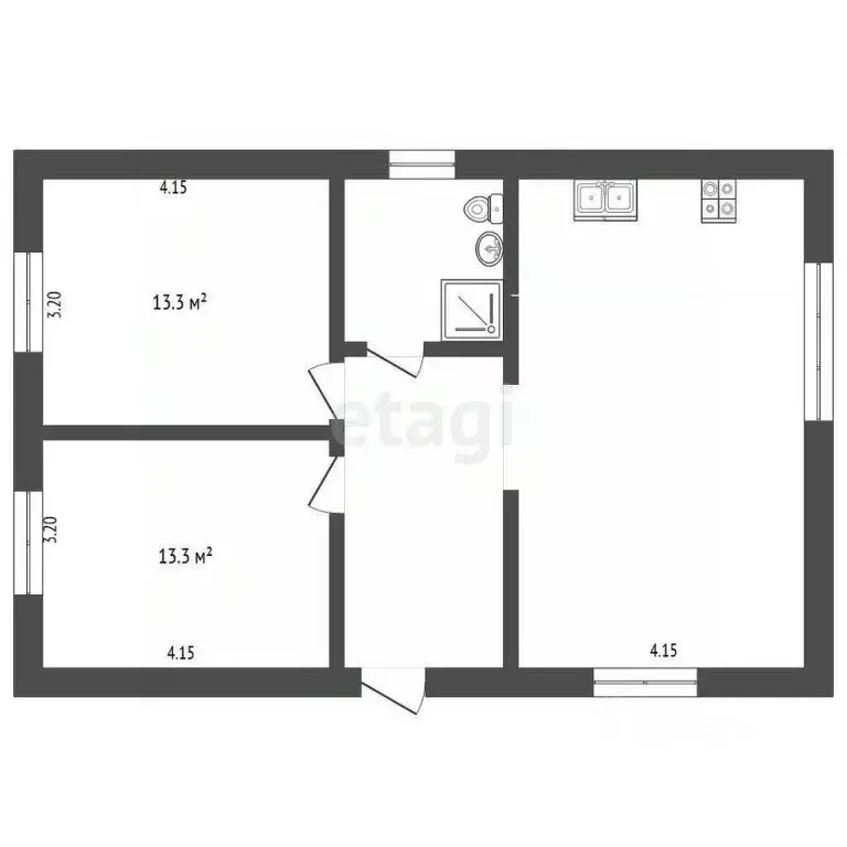 Дом в Крым, Феодосия муниципальный округ, с. Береговое пер. ... - Фото 2