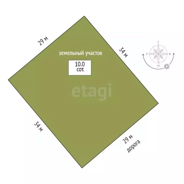 Участок в Тюменская область, Нижнетавдинский муниципальный округ, ... - Фото 2