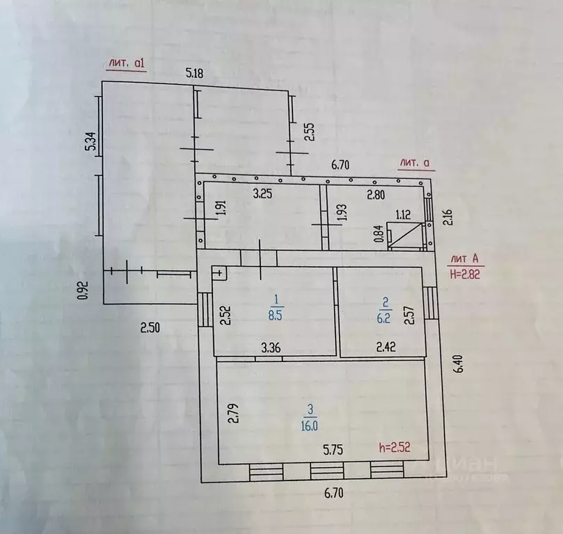 Дом в Алтайский край, Барнаул Семипалатинская ул., 126 (43 м) - Фото 2